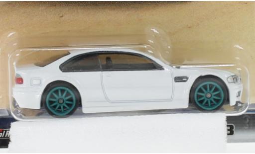 Modellautos Bmw M3 1/64 Hot Wheels Premium (E46) blanche rapide & Furious Bmw M3 1/64 Hot Wheels Premium (E46) blanche rapide & Furious modellautos