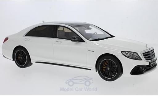 Modellautos Mercedes Classe S 1/18 GT Spirit AMG S 63 Mopf Lang weiss Mercedes Classe S 1/18 GT Spirit AMG S 63 Mopf Lang weiss modellautos