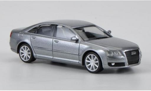 Modellautos Audi A8 1/87 Herpa mettalic grau 2005 Audi A8 1/87 Herpa mettalic grau 2005 modellautos