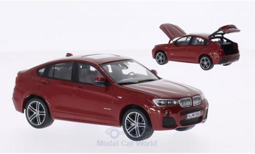 Bmw X4 1/43 Herpa mettalic rot 2015 modellautos
