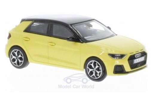 Modellautos Audi A1 1/43 iScale Sportback mettalic gelb/schwarz 2018 Audi A1 1/43 iScale Sportback mettalic gelb/schwarz 2018 modellautos