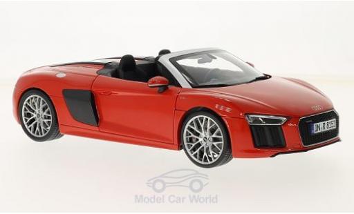 Audi R8 1/18 iScale Spyder V10 rot 2016 ohne Vitrine modellautos