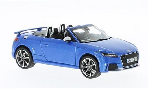 Modellautos Audi TT 1/43 iScale RS Roadster mettalic blau 2017 Audi TT 1/43 iScale RS Roadster mettalic blau 2017 modellautos
