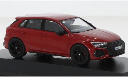 Modellautos Audi RS3 1/43 iScale Sportback rouge foncé 2022 Audi RS3 1/43 iScale Sportback rouge foncé 2022 modellautos