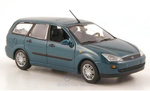 Modellautos Ford Focus 1/43 Minichamps MkI Turnier mettalic grün 1999 Ford Focus 1/43 Minichamps MkI Turnier mettalic grün 1999 modellautos