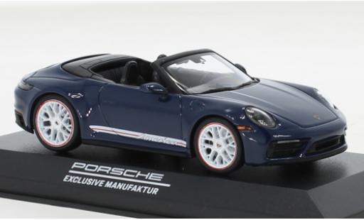Modellautos Porsche 992 GTS 1/43 Minichamps 991  Carrera Cabriolet America Edition blau 2022 Porsche 992 GTS 1/43 Minichamps 991  Carrera Cabriolet America Edition blau 2022 modellautos