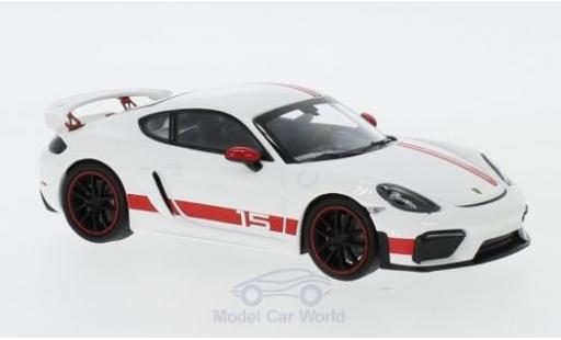 Modellautos Porsche Cayman 1/43 Minichamps 718 GT4 Sports Cup Edition weiss/rot 2019 Porsche Cayman 1/43 Minichamps 718 GT4 Sports Cup Edition weiss/rot 2019 modellautos