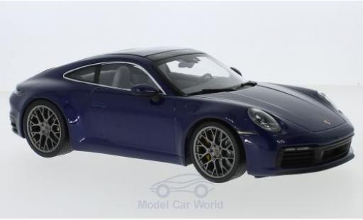 Modellautos Porsche 992 4S 1/18 Minichamps 911 () Carrera 4S blau 2019 Porsche 992 4S 1/18 Minichamps 911 () Carrera 4S blau 2019 modellautos