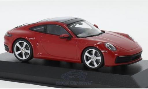 Porsche 992 S 1/43 Minichamps 911 () Carrera S rot 2019 modellautos