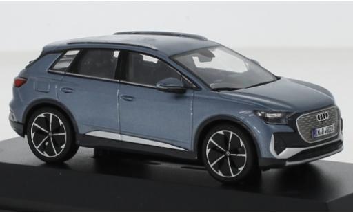 Audi Q4 1/43 Minimax e-tron mettalic blau 2021 modellautos
