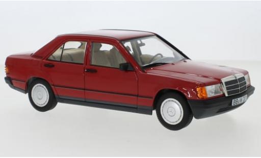 Mercedes 190 1/18 I Norev E (W201) rot 1982 1:18 modellautos