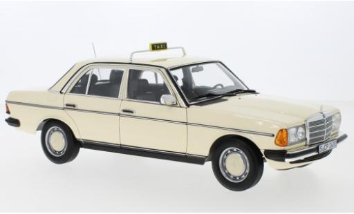 Modellautos Mercedes 200 1/18 Norev (W123) beige Taxi (D) 1980 Mercedes 200 1/18 Norev (W123) beige Taxi (D) 1980 modellautos