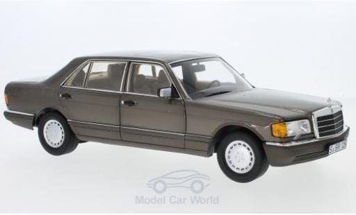 Modellautos Mercedes 560 SEL 1/18 Norev SEL (V126) mettalic braun 1985 Mercedes 560 SEL 1/18 Norev SEL (V126) mettalic braun 1985 modellautos