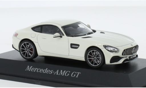 Mercedes AMG GT 1/43 Norev (C190) mettalic weiss modellautos