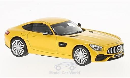 Mercedes AMG GT 1/43 Norev Coupe mettalic gelb modellautos