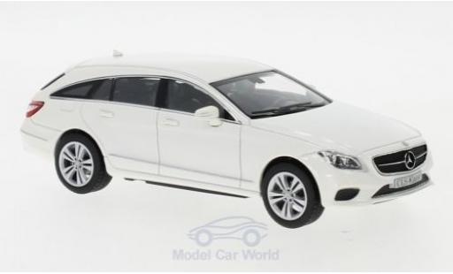 Mercedes CLS 1/43 Norev Shooting Brake (X218) weiss 2014 modellautos