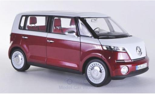 Modellautos Volkswagen Bulli 1/18 Norev Concept mettalic rot/weiss 2011 Autosalon Genf Volkswagen Bulli 1/18 Norev Concept mettalic rot/weiss 2011 Autosalon Genf modellautos