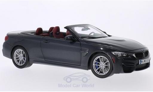 Bmw M4 F83 1/18 Paragon Cabrio (F83) mettalic grau 2014 modellautos