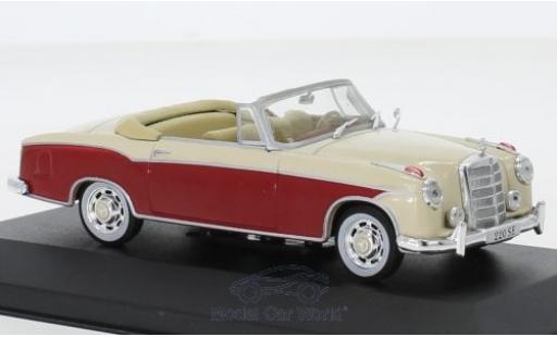 Modellautos Mercedes 220 1/43 Pct SE (W128) Cabriolet rot/beige 1958 Mercedes 220 1/43 Pct SE (W128) Cabriolet rot/beige 1958 modellautos