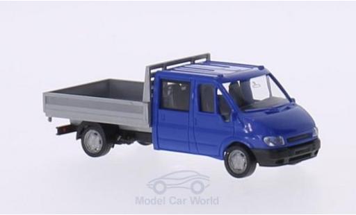 Modellautos Ford Transit 1/87 Rietze Doppelkabine blau/silber 2001 ohne Vitrine Ford Transit 1/87 Rietze Doppelkabine blau/silber 2001 ohne Vitrine modellautos