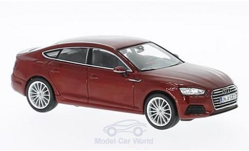 Audi A5 1/43 Spark Sportback mettalic rot 2016 modellautos