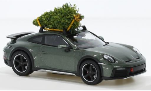 Modellautos Porsche 992 1/43 I Spark 911  Dakar metallise vert foncé Christmas Edition 2023 Porsche 992 1/43 I Spark 911  Dakar metallise vert foncé Christmas Edition 2023 modellautos