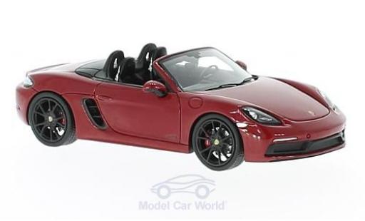 Porsche Boxster 1/43 Spark 718 GTS rot modellautos