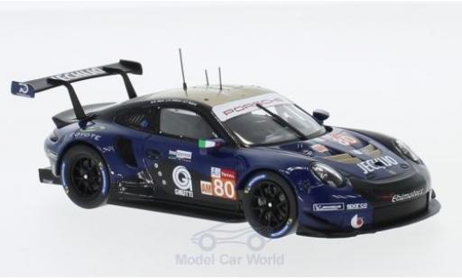 Modellautos Porsche 991 RSR 1/43 Spark 911 ( II) RSR No.80 Ebimotors 24h Le Mans 2018 E.Maris/C.Nielsen/F.Babini Porsche 991 RSR 1/43 Spark 911 ( II) RSR No.80 Ebimotors 24h Le Mans 2018 E.Maris/C.Nielsen/F.Babini modellautos