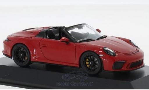 Porsche 992 Speedster 1/43 Spark 911 (991 II) Speedster rot 2019 modellautos