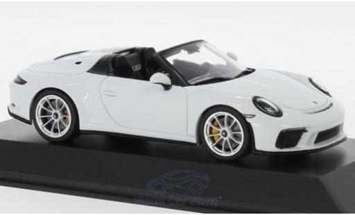 Porsche 992 Speedster 1/43 Spark 911 (991 II) Speedster weiss 2019 modellautos