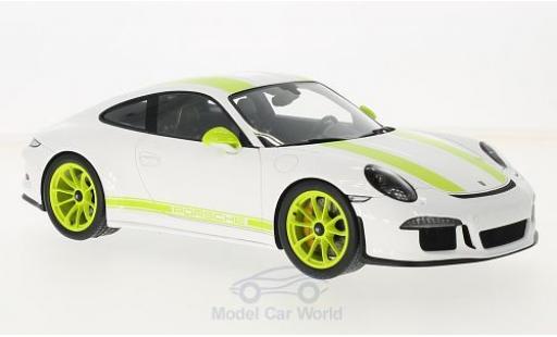 Modellautos Porsche 991 R 1/18 Spark 911 () R weiss/grün 2017 Porsche 991 R 1/18 Spark 911 () R weiss/grün 2017 modellautos