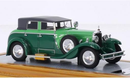 Mercedes Classe S 1/43 Ilario 630K Saoutchik Torpedo Transformable grün/grün 1932 modellautos
