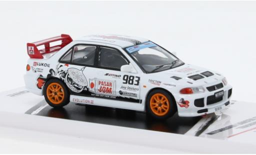 Modellautos Mitsubishi Lancer 1/64 INNO64 EVO III RHD Trackerz Racing Mitsubishi Lancer 1/64 INNO64 EVO III RHD Trackerz Racing modellautos