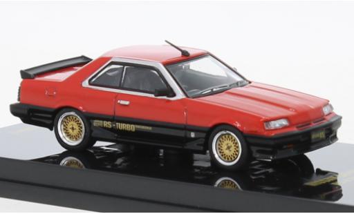 Nissan Skyline 1/64 INNO64 2000 RS-X Turbo (DR30) rot/schwarz RHD modellautos