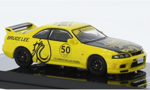 Modellautos Nissan Skyline 1/64 INNO64 GT-R (R33) jaune/noire RHD Nissan Skyline 1/64 INNO64 GT-R (R33) jaune/noire RHD modellautos