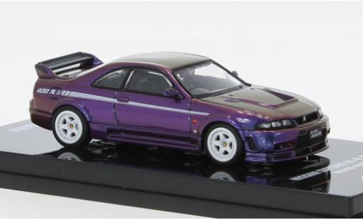 Modellautos Nissan Skyline 1/64 INNO64 GT-R (R33) Nismo 400 R metallise violett RHD Nissan Skyline 1/64 INNO64 GT-R (R33) Nismo 400 R metallise violett RHD modellautos