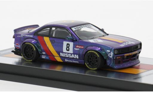 Modellautos Nissan Silvia 1/64 INNO64 (S14) Boss violett/Dekor 1:64 Nissan Silvia 1/64 INNO64 (S14) Boss violett/Dekor 1:64 modellautos