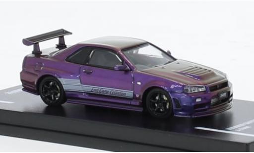 Modellautos Nissan Skyline 1/64 INNO64 GT-R (R34) metallise violett RHD Endgame 1:64 Nissan Skyline 1/64 INNO64 GT-R (R34) metallise violett RHD Endgame 1:64 modellautos