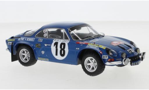 Modellautos Alpine A110 1/24 IXO Renault No.18 Rallye Monte Carlo 1973 J-C.Andruet/Biche Alpine A110 1/24 IXO Renault No.18 Rallye Monte Carlo 1973 J-C.Andruet/Biche modellautos
