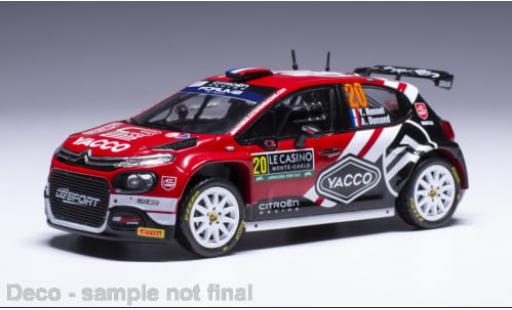 Citroen C3 1/43 IXO Rally 2 No.20 WRC Rallye Monte Carlo 2024 1:43 modellautos