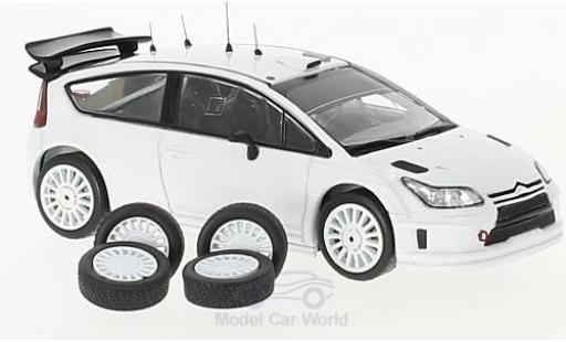 Modellautos Citroen C4 WRC 1/43 IXO WRC weiss 2010 Plain Body Version inklusive 4 Ersatzräder Citroen C4 WRC 1/43 IXO WRC weiss 2010 Plain Body Version inklusive 4 Ersatzräder modellautos