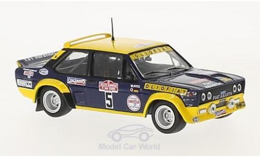 Modellautos Fiat 131 Abarth 1/43 IXO Abarth No.5 Olio Rallye WM Rally San Remo 1977 W.Röhrl/W.Pitz Fiat 131 Abarth 1/43 IXO Abarth No.5 Olio Rallye WM Rally San Remo 1977 W.Röhrl/W.Pitz modellautos