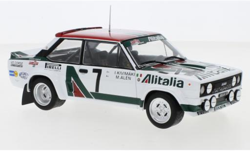 Fiat 131 1/24 IXO Abarth No.5 Rally Acropolis 1978 W.Röhrl/C.Geistdörfer modellautos