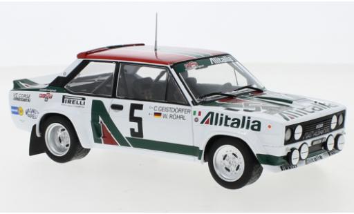 Fiat 131 1/24 IXO Abarth No.7 Rally Acropolis 1978 M.Alen/I.Kivimaki modellautos