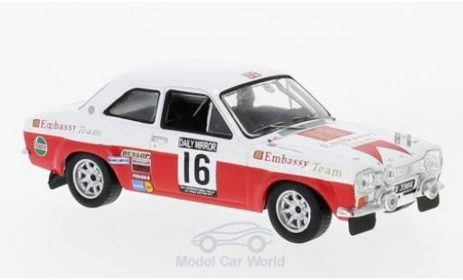 Modellautos Ford Escort 1/43 IXO MK I RS 1600 No.16 Embassy RAC Rallye 1971 T.Makinen/H.Liddon Ford Escort 1/43 IXO MK I RS 1600 No.16 Embassy RAC Rallye 1971 T.Makinen/H.Liddon modellautos