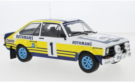 Modellautos Ford Escort 1/18 IXO MK II RS 1800 No.1 Rallye Acropolis 1979 B.Waldegard/H.Thorszelius Ford Escort 1/18 IXO MK II RS 1800 No.1 Rallye Acropolis 1979 B.Waldegard/H.Thorszelius modellautos