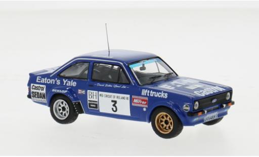 Modellautos Ford Escort 1/43 IXO MK II RS 1800 No.3 Circuit of ireland 1980 1:43 Ford Escort 1/43 IXO MK II RS 1800 No.3 Circuit of ireland 1980 1:43 modellautos