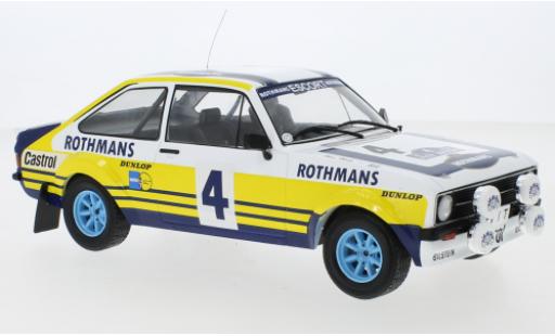 Modellautos Ford Escort 1/18 IXO MK II RS 1800 No.4 Rallye Acropolis 1979 H.Mikkola/A.Hertz Ford Escort 1/18 IXO MK II RS 1800 No.4 Rallye Acropolis 1979 H.Mikkola/A.Hertz modellautos