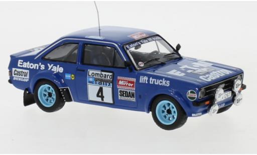 Modellautos Ford Escort 1/43 IXO MK II RS No.4 Eaton Yale Rallye WM RAC Rally 1979 B.Waldegaard/B.Thorszelius Ford Escort 1/43 IXO MK II RS No.4 Eaton Yale Rallye WM RAC Rally 1979 B.Waldegaard/B.Thorszelius modellautos