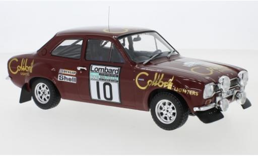Modellautos Ford Escort 1/18 IXO MK1 RS 1600 No.10 Colibri Lighters Rallye WM RAC Rallye 1974 H.Mikkola/J.Davenport Ford Escort 1/18 IXO MK1 RS 1600 No.10 Colibri Lighters Rallye WM RAC Rallye 1974 H.Mikkola/J.Davenport modellautos